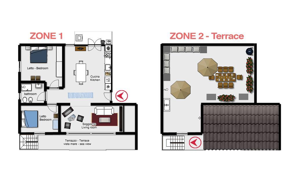 Fiore Penthouse Alghero Exteriör bild